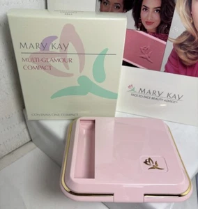 Vintage Mary Kay Glamour Compact Powder Blush Lidschatten Spiegelpinsel 4861 Neu aus altem Lagerbestand NEU - Bild 1 von 2