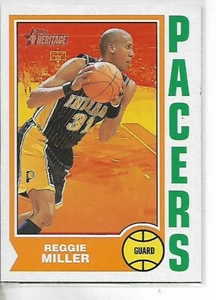 2001-02 Topps Heritage Reggie Miller Card - Picture 1 of 1