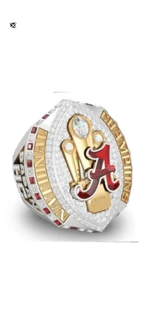 2017 Alabama Football National Championship Fan Ring And Box Cover