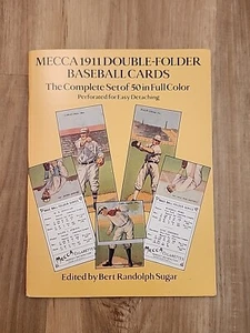 Mecca 1911 Double-Folder Baseball Cards by 50 Full Color Cards Bert Sugar 1991 - Foto 1 di 5