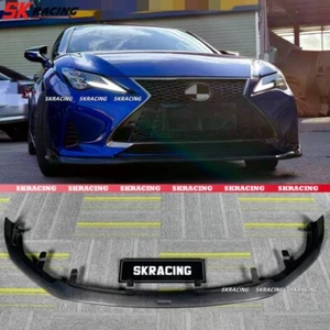 Fits Lexus RC300 RC350 F-Sport 2019+ Real Carbon Fiber Front Bumper Lip Splitter - Picture 1 of 16