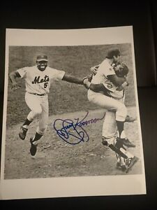 Jerry Koosman signed Photo 1969 Mets World Series Championship moment!