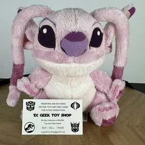 Peluche rosa Angel Lilo and Stitch de los parques de Disney 7" ¡BONITO! - Imagen 1 de 7