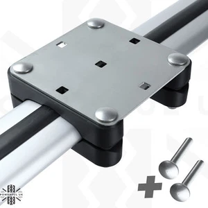 Clamp mount kit plate for Land Rover Freelander 2 'Aftermarket Cross Bars' roof - Picture 1 of 9