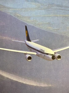 Lufthansa Flugzeug Vintage unbenutzte Postkarte Sehr guter Zustand - Bild 1 von 4
