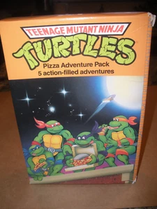 1990 TURTLES PIZZA ADVENTURE PACK - 5 ACTION-FILLED ADVENTURES - Bild 1 von 9