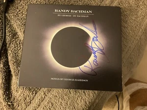 Randy Bachman Signed BY GEORGE BY BACHMAN CD Tribute to George Harrison Beatles - Picture 1 of 4