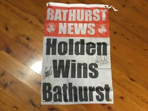 holden GMH Bathurst Tander & Davidson 09 MAN CAVE flag poster bar banner garage - Picture 1 of 8