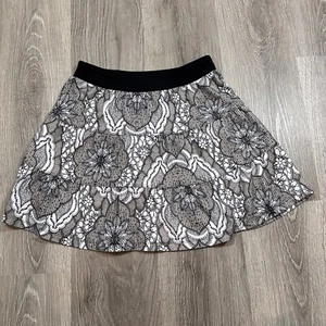 Prana Mini Hiking Skirt Women’s XS XSmall Kate Opal Scallop Tiered A Line Floral - Picture 1 of 7