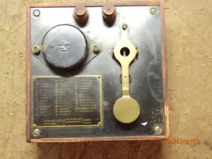 VINTAGE CONNECTICUT ELECTRIC TELEPHONE TELEGRAPH KEY - Picture 1 of 11