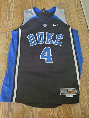 Vintage Nike Elite Duke Blue Devils Redick #4 Basketball Jersey Size Small +2 Cover