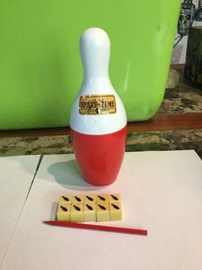 Vintage Plastic Bowling Pin Game Spare Time - Picture 1 of 5