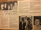 Paul Revere and the Raiders, Two Page Vintage Clipping