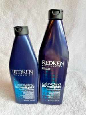 Redken Color Extend Brownlights Blue Toning Shampoo and Conditioner 10.1-8.5 OZ - Image 1 of 2