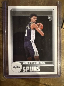 2023-24 NBA Hoops Victor Wembanyama RC Hoops Tribute #298 San Antonio Spurs - Picture 1 of 2