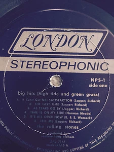 Rolling Stones Big Hits (high tide and green grass) NPS 1 London Stereo  LP - Picture 1 of 4