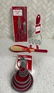 Holiday Time Kitchen Gadget Utensil 4 Piece Set - Picture 1 of 5