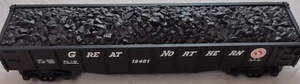 Lionel Trains O/O27 Great Northern Gondola with Coal 6-19401 - Picture 1 of 14