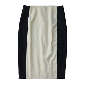 NWT J.Crew Pencil in Vintage Champagne Colorblock Super 120s Wool Skirt 00