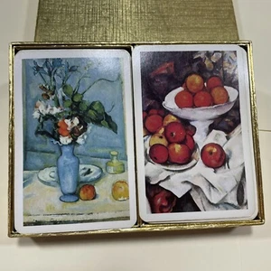 Tarjetas de juego vintage Piatnik Bridge doble baraja Cézanne bodegón - Imagen 1 de 4