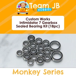 Custom Works Intimidator 7 Gearbox - 18 Pcs Rubber Sealed Bearings Kit - Picture 1 of 2