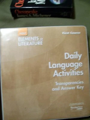 Holt Elements of Literature First Course Grade 7 Transparencies & Answer Key - Image 1 of 4