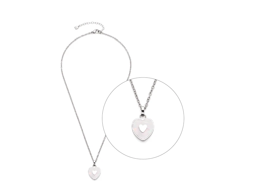 Leonardo Herz mit Halskette Collier 019651 Eviva Anhänger Herz - Bild 1 von 3