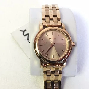DKNY 3-Zeiger Analog Rosegold Damenuhr #NY8490 - Bild 1 von 6
