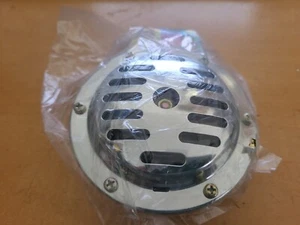HL-140- 6 Volt Chrome Electric Horn Custom  motorcycles or CARS - Picture 1 of 7