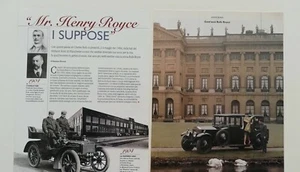 Clipping Ritaglio Articolo 2004 MR. HENRY ROYCE All'Origine della Rolls Royce - Picture 1 of 3