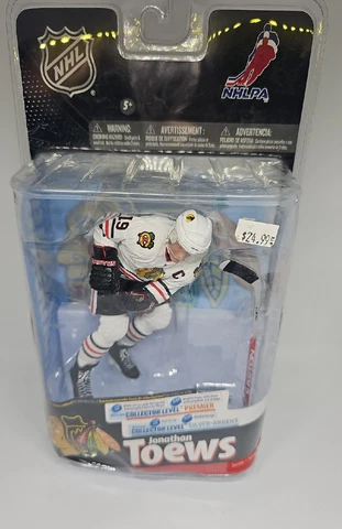McFARLANE JONATHAN TOEWS CHICAGO BLACKHAWKS SERIES 24 FIGURE NHL HOCKEY MIB Cover