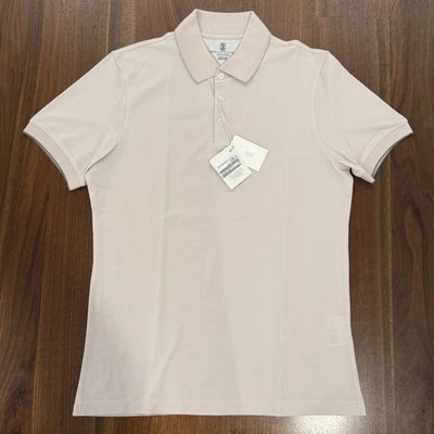 BRUNELLO CUCINELLI рубашка-поло светло-розовый - S MOT638126USA CJK45 13123295 BNWT - Изображение 1 из 4
