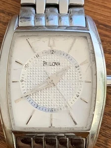 Vintage Swiss Made Bulova C877634 Quartz WR Ladies Bracelet Watch - 26mm - Picture 1 of 4