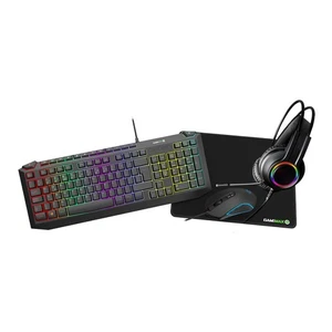 GameMax Pulse 4-in-1 Keyboard Mouse Headset Mouse Pad Combo Kit - Picture 1 of 21