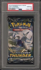 [PSA 10] Lost Thunder Pack - Sun & Moon Lugia Foil English POKEMON - Picture 1 of 2