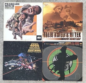4 Lot Rawkus Records Hip-Hop Singles PHAROAHE MONCH Reflection Eternal VG+ - Picture 1 of 6