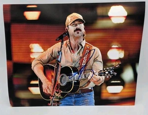 RILEY GREEN COUNTRY SINGER SIGNED 8X10 METALLIC PHOTO UG COA WORST WAY - Picture 1 of 3