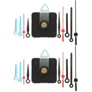 2 Sets Clock Movement Silent Mechanism Wall Motor Kit Clocks Replacement - Picture 1 of 12