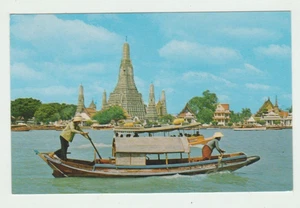 Temple of Dawn Bangkok Thailand 1970 Postcard P20 - Bild 1 von 2