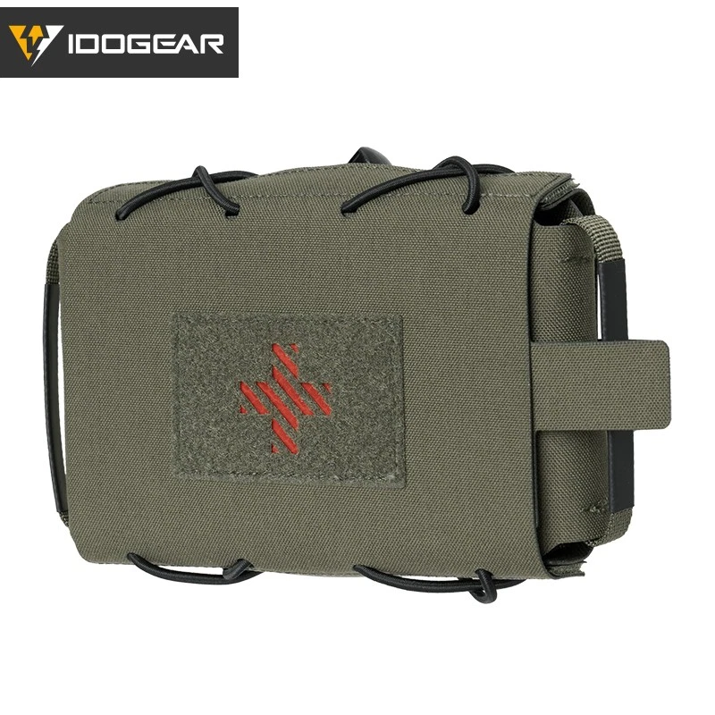IDOGEAR Tactical Medical Pouch Detachable First Aid Kit Laser Cut MOLLE Military - Image 1 of 4