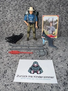 Jurassic Park Dr. Alan Grant komplett mit Karte Kenner 1993 Vintage - Bild 1 von 5