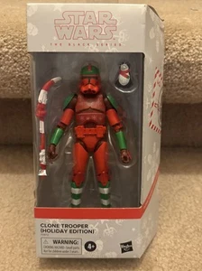 Star Wars Black Series Clone Trooper Holiday Edition Modellino 6" 2020 Nuovo - Foto 1 di 5