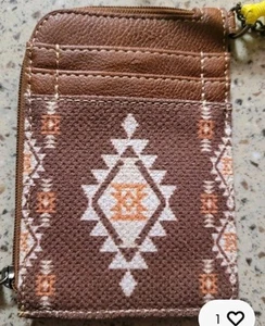 Portafoglio Wrangler Montana West Boho Aztec Southwest porta carte di credito ID nuovo con etichette - Foto 1 di 4