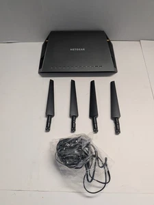 Netgear Nighthawk X4S R7800 AC2600 Dual Band WiFi Router w/ Power & Antennas - Picture 1 of 8