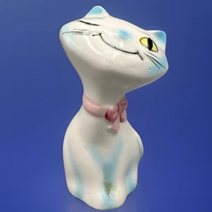 Vintage anthropomorphe zwinkernde Katze Küchenfigur - Bild 1 von 8