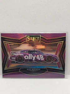 Alex Bowman 2025 Select Racing Purple Prizm #173 Pit Road 1/85 eBay 1/1 Bookend  - Picture 1 of 2