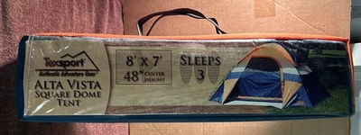 Texsport ALTA VISTA Square Dome Tent 3 Person. NIB! - Image 1 of 4