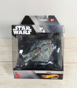 Star Wars Hot Wheels Starships Select GHOST # 21 Diecast Ship Package Wear Cpix - Picture 1 of 12