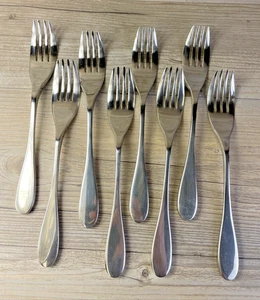 KNORK Stainless Steel Dinner Forks 7-3/4" Set of 8 Ergonomically Balanced Thick - Picture 1 of 7