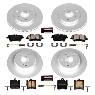 PowerStop CRK6745 Brake Kit For Mercedes-Benz C240 2003-2005 Front Rear Foto 1 de 4